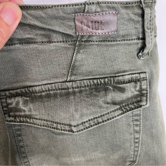 PAIGE Olive Women's Cropped Pants - Picture 1 of 14